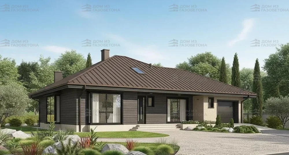 Проект Двухэтажный дом 18 на 13, 176 м2