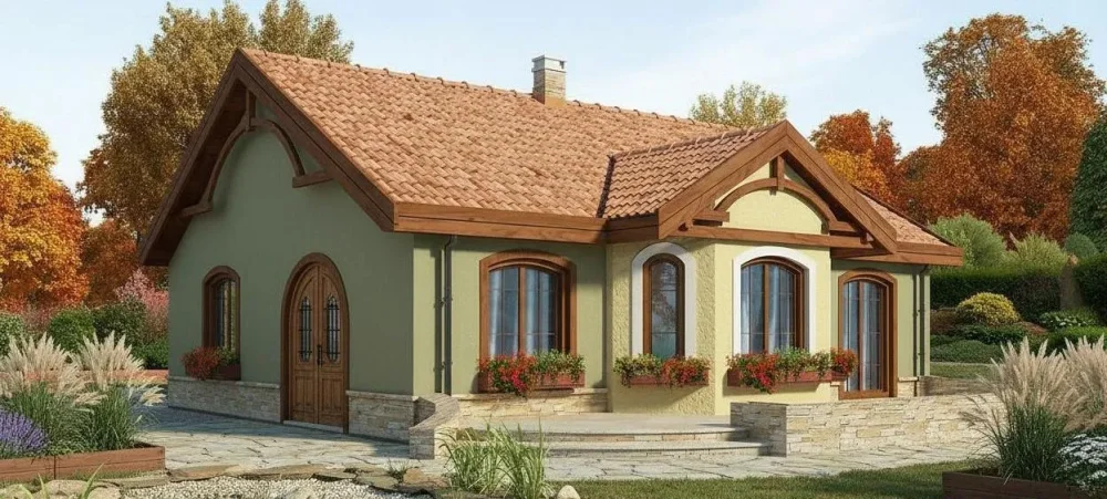 Проект Одноэтажный дом 9 на 12, 89 м2