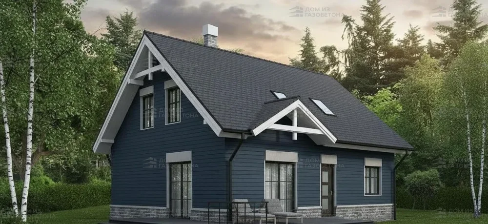 Проект Двухэтажный дом 11 на 9, 140 м2