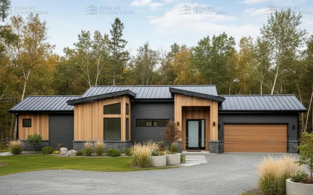 Проект Одноэтажный дом 17 на 9, 123 м2