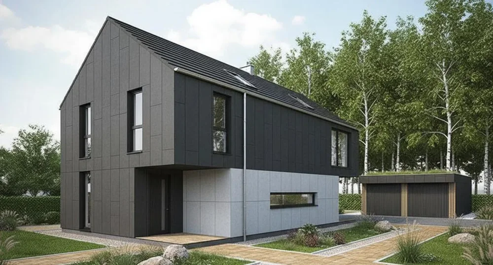 Проект Двухэтажный дом 9 на 19, 238 м2