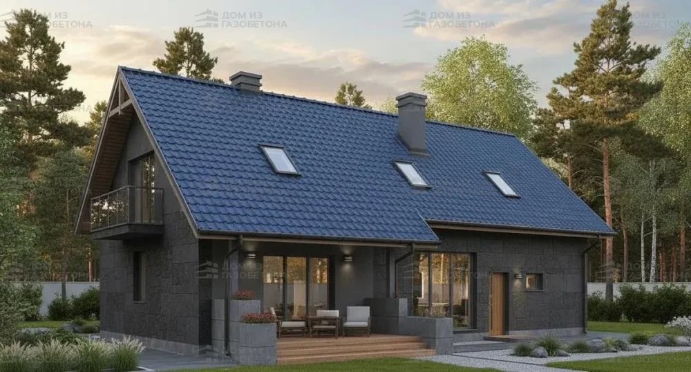 Проект Двухэтажный дом 9 на 16, 175 м2